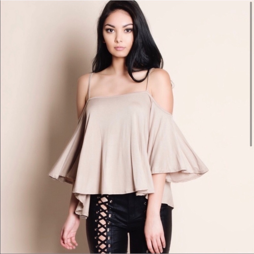 Aluna Levi Cold Shoulder Cami Tank - Picture 2 of 4